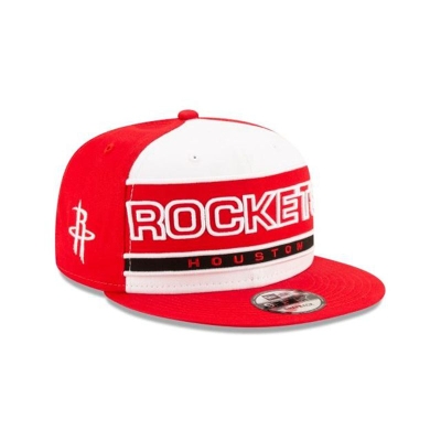 Houston Rockets Gorra | New Era NBA Stripe 9fifty Snapback Cap Mexico - Rojos